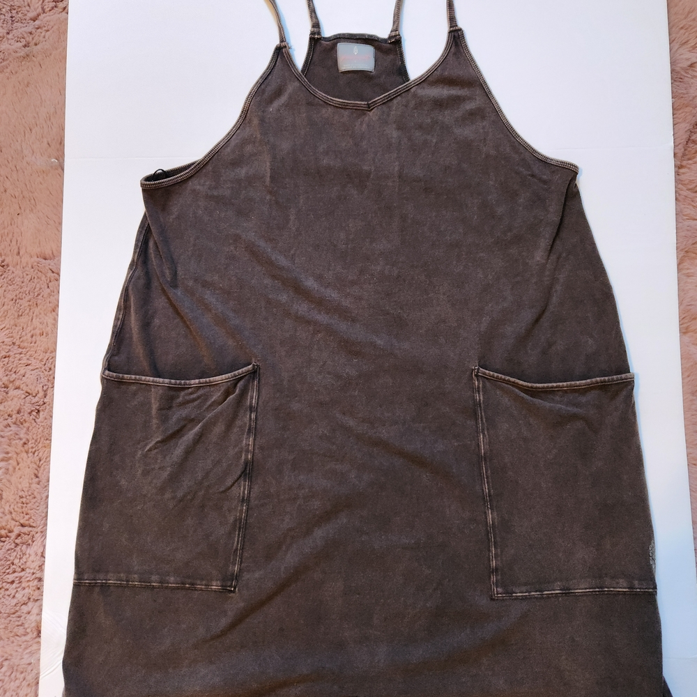 Free People Dark Grey Jumpsuit